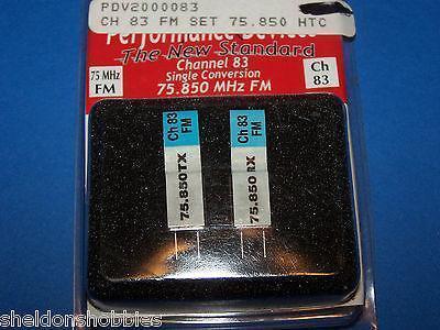 PERFORMANCE (HITEC) 75.850 MHz FM SINGLE CONVERSION CH-83 #PDV2000083