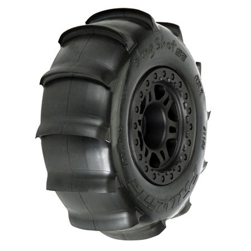 Sling Shot SC Mounted Raid Tires, 6x30 (2): Slash 2WD, 4WD F/R