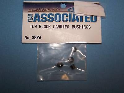 TEAM ASSOCIATED TC3 BLOCK CARRIER BUSHINGS #3874