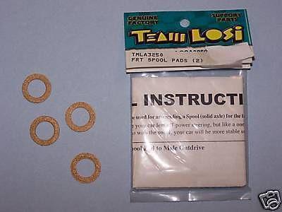 TEAM LOSI FRT SPOOL PADS (2) TMLA3250