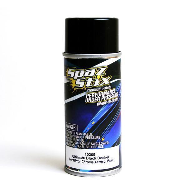 ULTIMATE BLACK BACKER FOR MIRROR CHROME AEROSOL PAINT 3.5OZ (SZX10209)