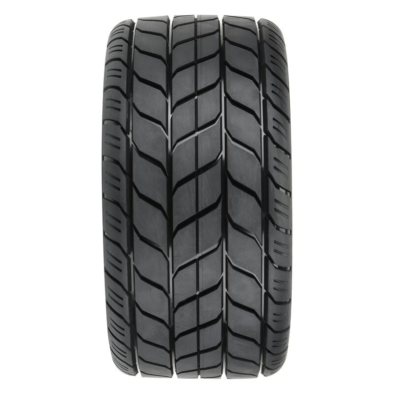 1/6 Bandito 2.0 F/R 5.7" Monster Truck Tires MTD 24mm Blk Ripper (2) - DTX564210
