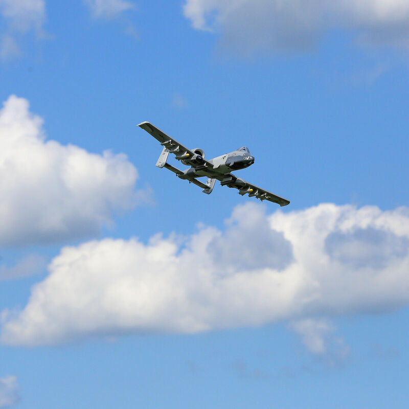 A-10 Thunderbolt II Twin 64mm EDF BNF Basic with AS3X and SAFE Select - EFL011500