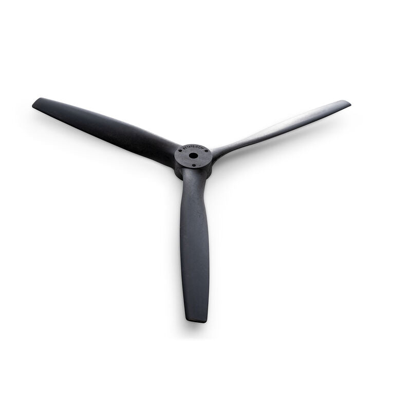 10x7 3-Blade Propeller CCW Green Adapter - EFLP10073BCC