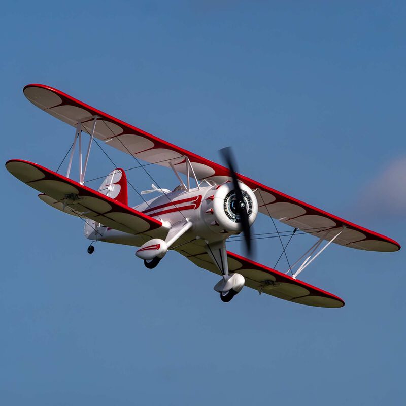 E-Flite UMX WACO BNF Basic with AS3X and SAFE Select, White
