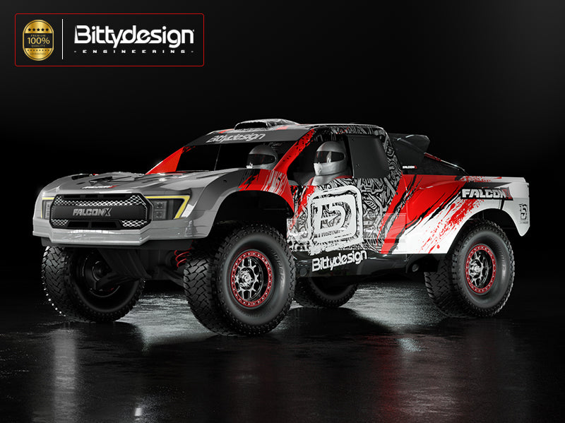 Bitty Design 1/7 FALCON-X ARRMA MOJAVE 6S Pre-Painted and Pre-Cut Body