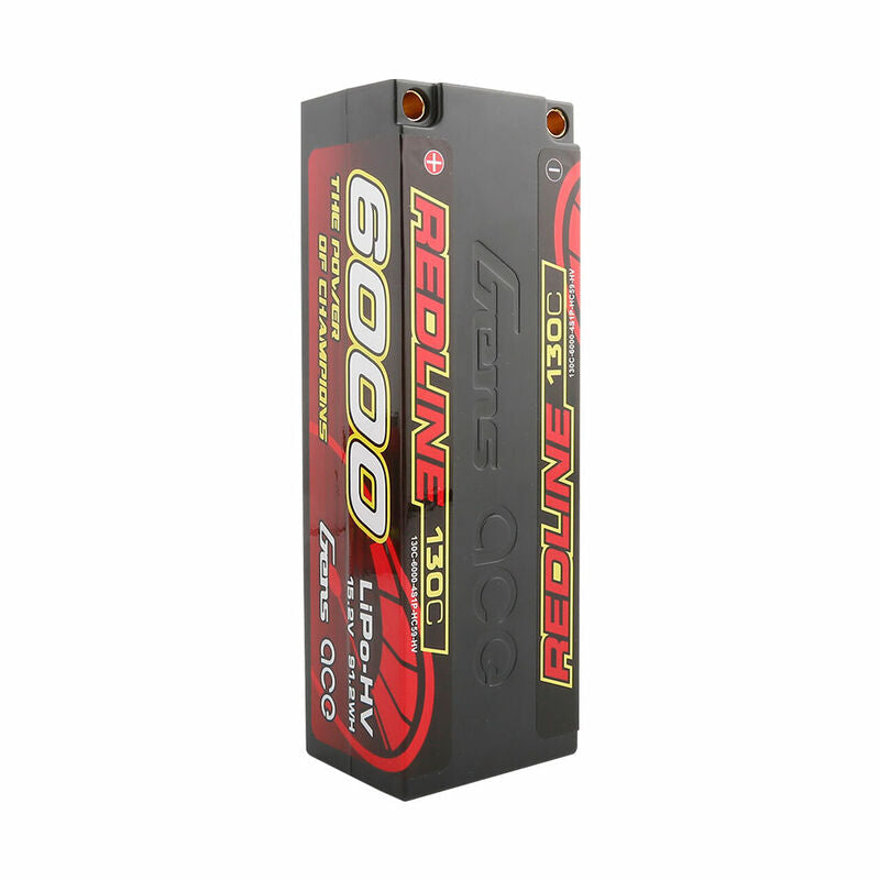 15.2V 6000mAh 4S 130C LiHV: 5.0mm Bullet - GEA60004S13D5