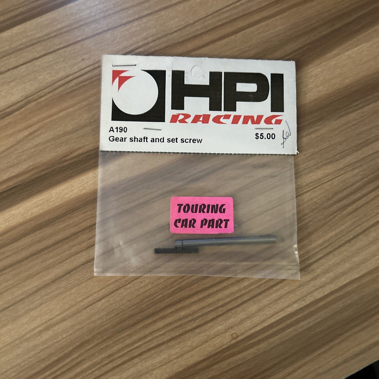 HPI A190 - Gear Shaft and Set Screw