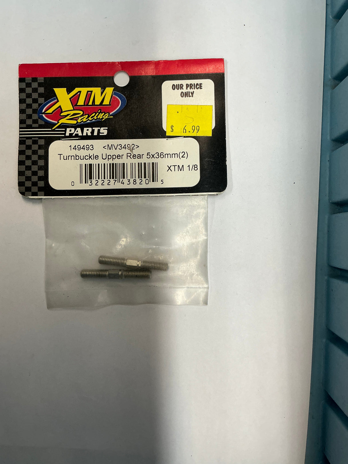 XTM Racing Turnbuckle Upper Rear 5x36mm(2) XTM 1/8 MV3492 149493