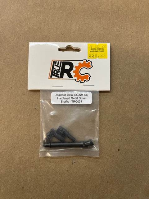 TrueRc Deadbolt Axial SCx24 SS hardened metal drive shafts TRC037