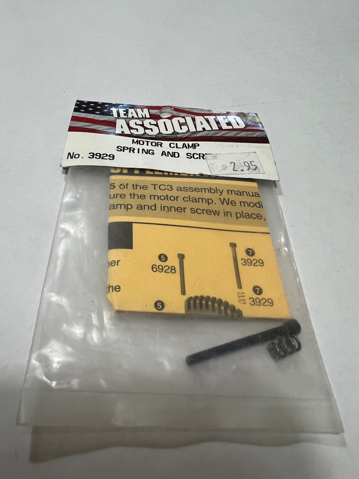 MOTOR CLAMP SPRING AND SCREW-ASC3929
