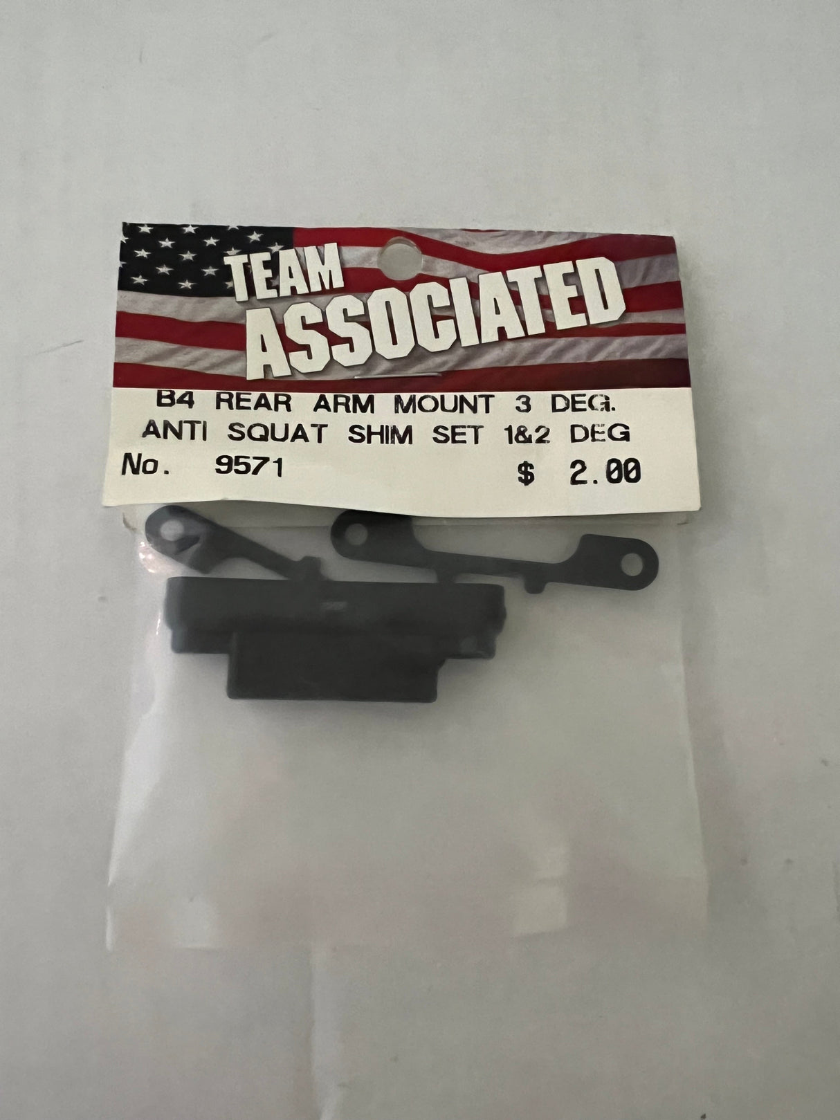 B4 REAR ARM MOUNT 3 DEG.ANTI SQUAT SHIM SET &2 DEG-ASC9571