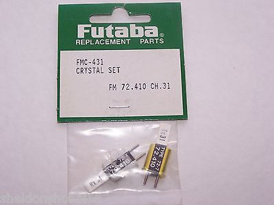 FUTABA CRYSTAL SET (FM 72.410) TX/RX CHANNEL 31 #FMC-431