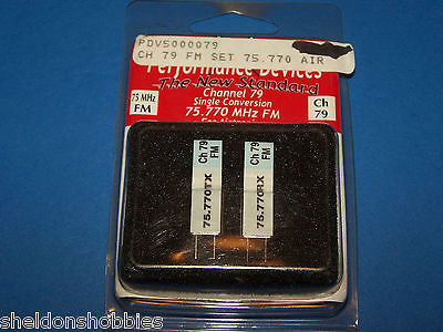 PERFORMANCE (AIRTRONICS) 75.770 MHz FM SINGLE CONVERSION CH-79 #PDV5000079