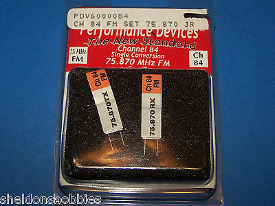PERFORMANCE (JR) 75.870 MHz FM SINGLE CONVERSION CH-84 #PDV6000084