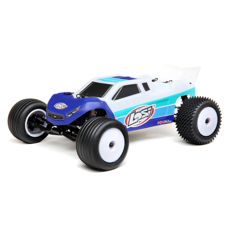 1/18 Mini-T 2.0 2WD Stadium Truck Brushless RTR, Red - LOS01019T2