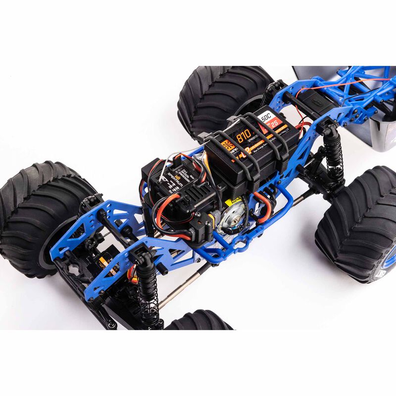 1/18 Mini LMT 4X4 Brushed Monster Truck RTR, Grave Digger