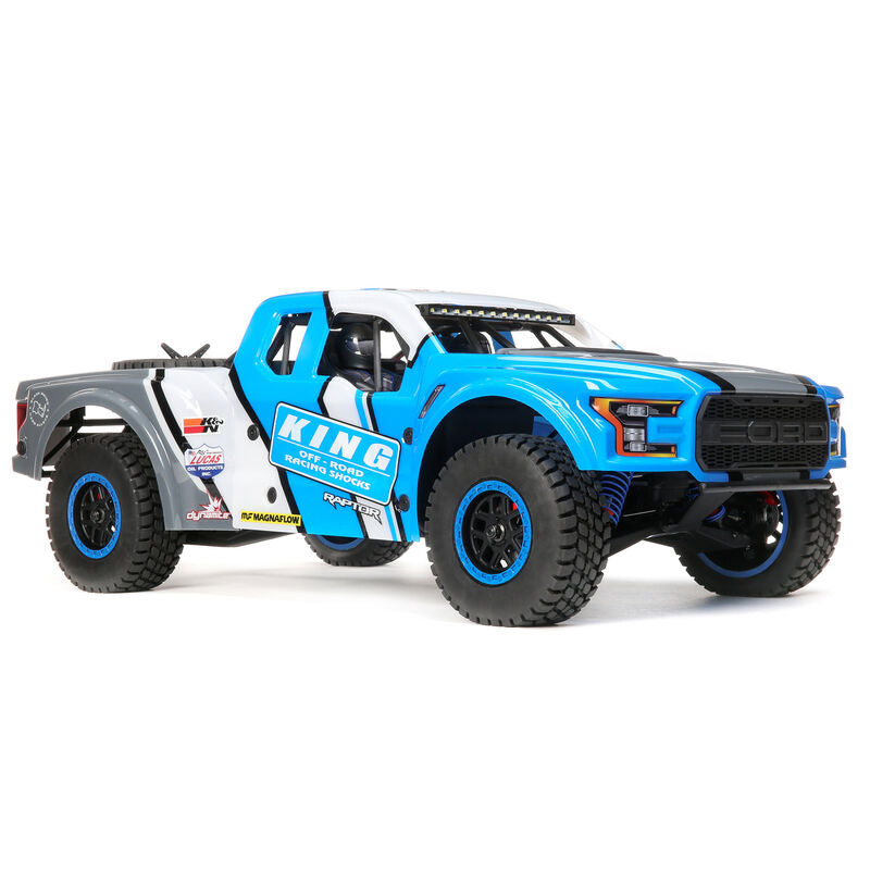1/10 King Shocks Ford Raptor Baja Rey 4WD Brushless RTR with Smart - LOS03020V2T1
