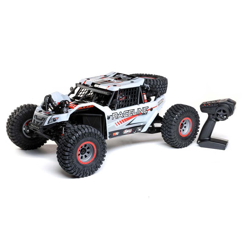 1/6 Super Rock Rey V2 4WD Rock Racer Brushless RTR White - LOS05016V2T1