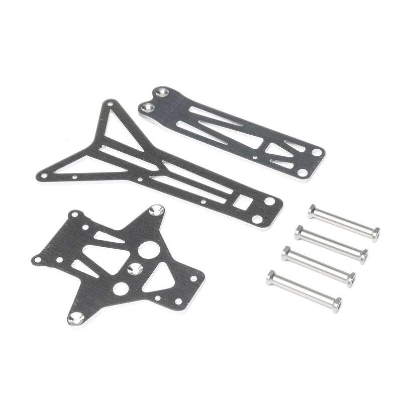 Losi Top Chassis Brace and Standoffs, Front/Rear: RZR Rey - LOS230105