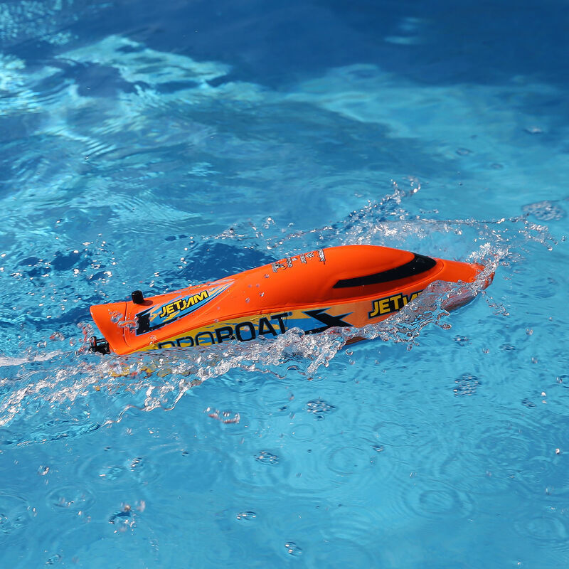 Jet Jam 12 Self-Righting Pool Racer Brushed RTR White - PRB08031T2