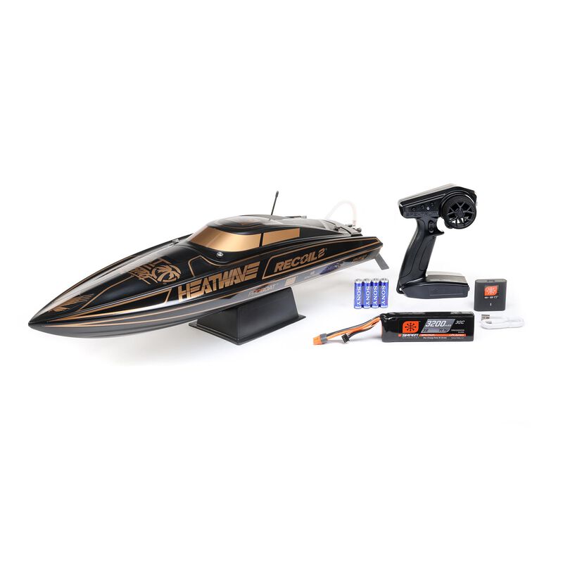 Recoil 2 V2 26" Self-Righting Brushless Deep-V RTR, Heat Wave Visual - PRB08041V2T1
