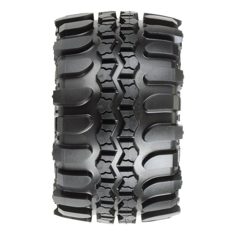 1/10 Interco Super Swamper F/R 2.8" MT Tires Mounted 12mm Black Raid (2) - PRO1011010