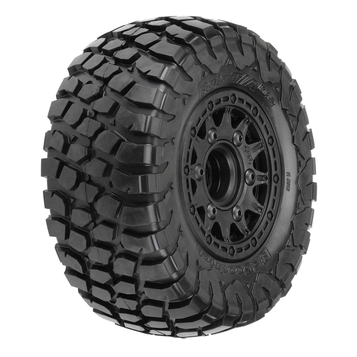 1/10 BFG KR2 M2 Front/Rear 2.2"/3.0" SC Mounted 12mm Blk Raid (2) - PRO1012310