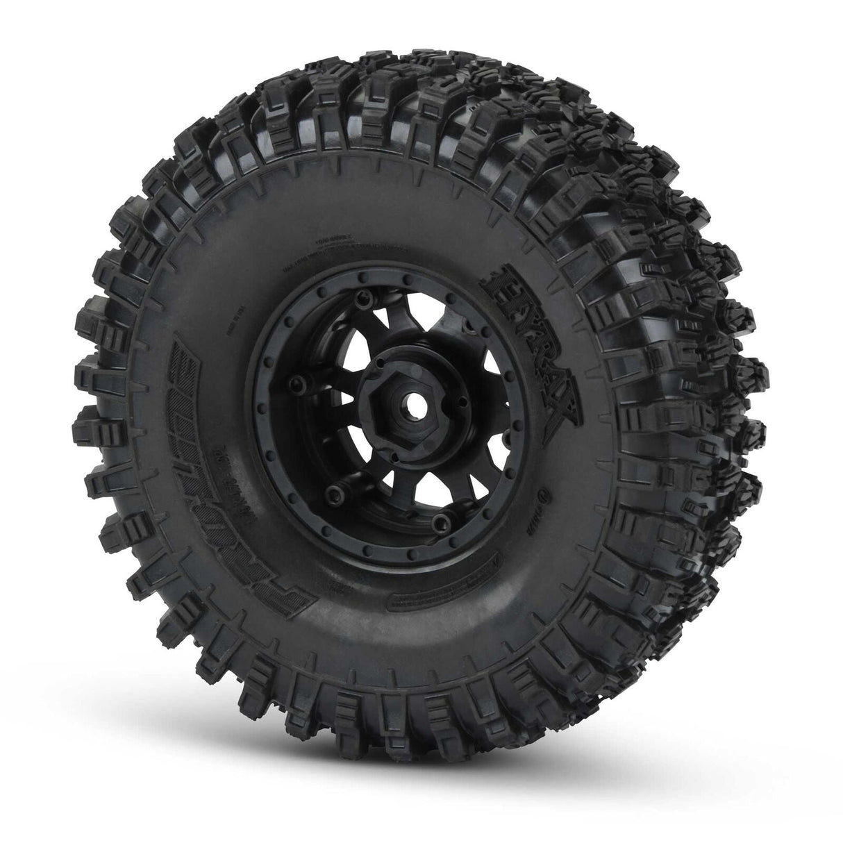 Pro-Line Racing 1/10 Hyrax Predator F/R 1.9" Mounted 12mm Blk/Slvr Impulse (2) - PRO1012812