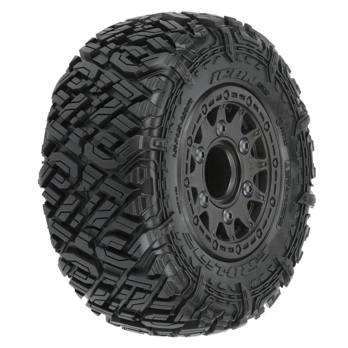 1/10 Icon M2 Front/Rear 2.2"/3.0" SC Mounted 12mm Blk Raid (2) - PRO1018210