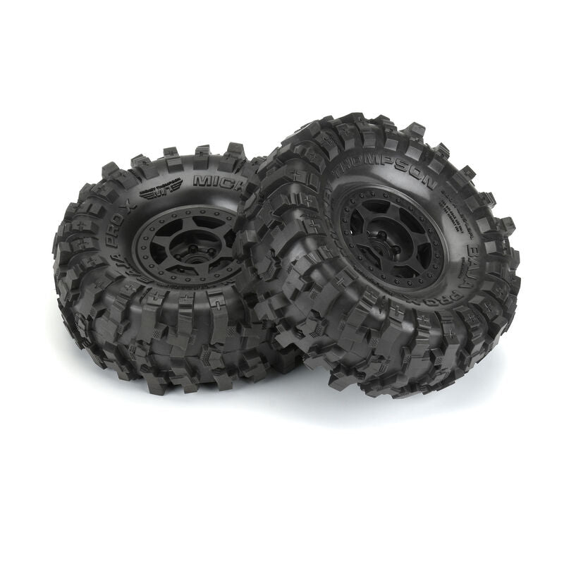 1/10 Mickey Thompson Baja Pro X G8 F/R 1.9" MTD 12mm Blk Holcomb (2) - PRO1021310