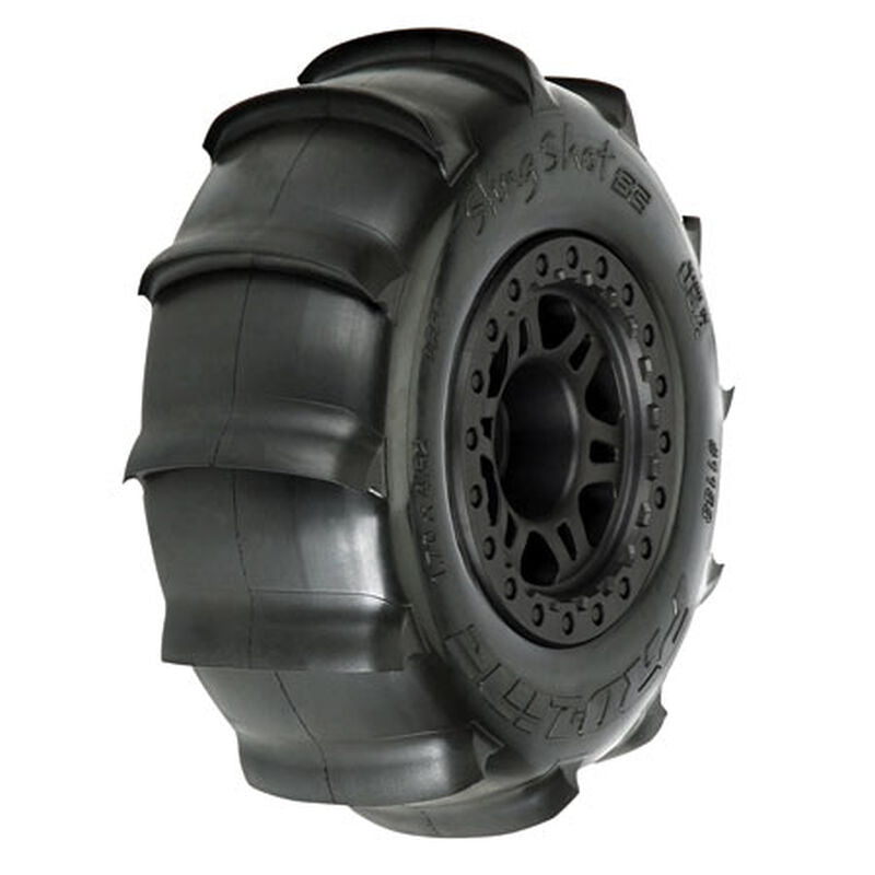 Sling Shot SC Mounted Raid Tires, 6x30 (2): Slash 2WD, 4WD F/R