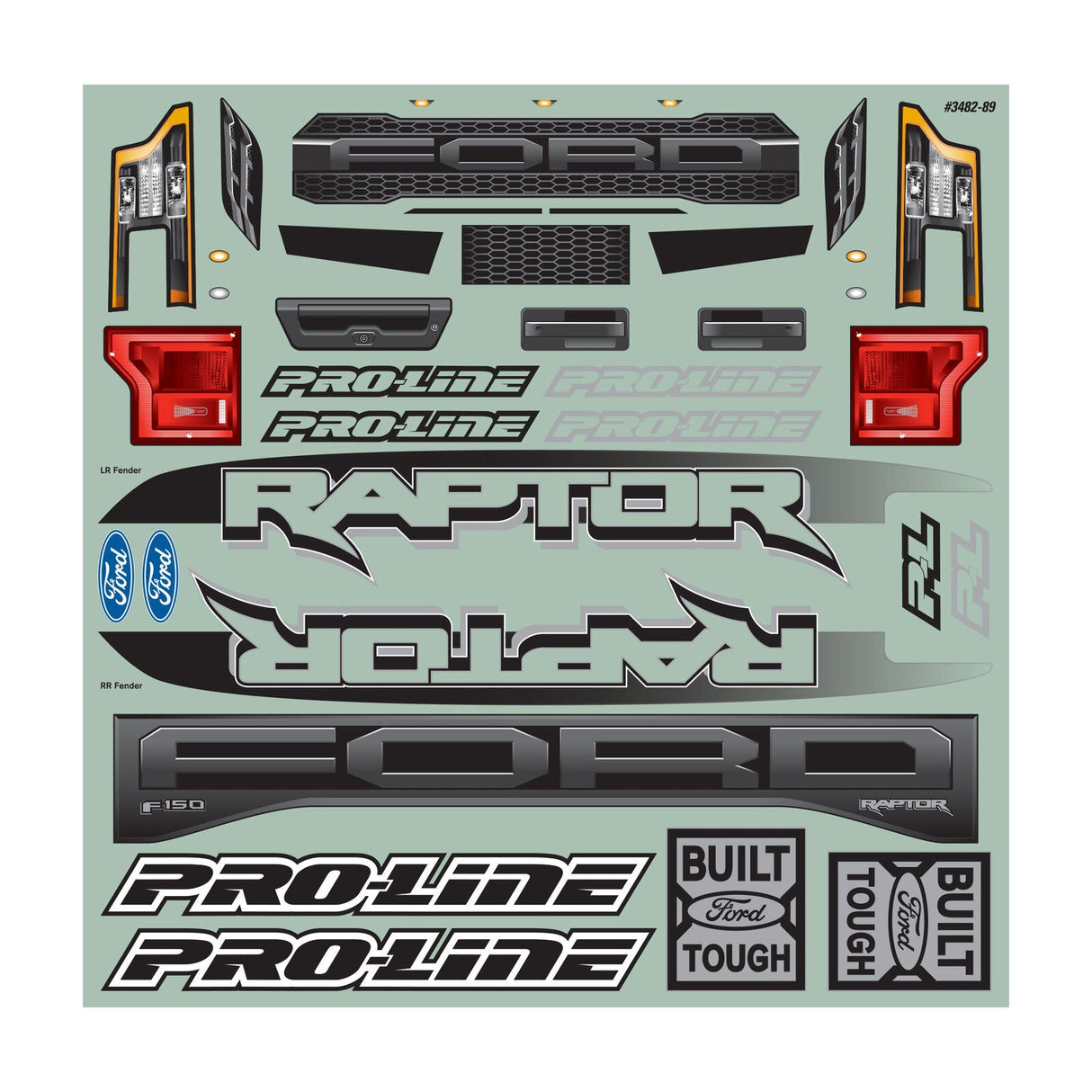 1/5 Pre-Cut 2017 Ford F-150 Raptor Clear Body: X-MAXX - PRO348217