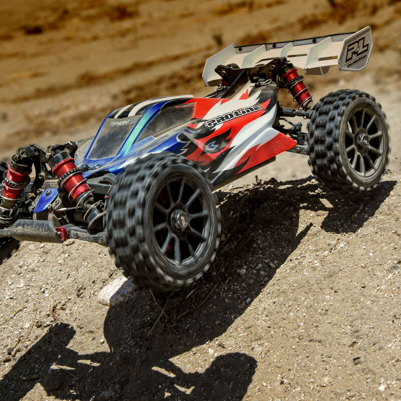 1/8 Badlands MX M2 F/R Buggy Tires Mounted 17mm Black Mach 10 (2) - PRO906721