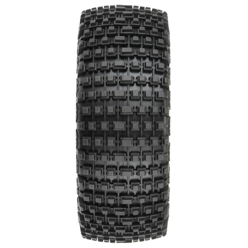 1/8 Gladiator M2 Fr/Rr Buggy Tires Mounted 17mm Black Mach 10 (2) - PRO907421