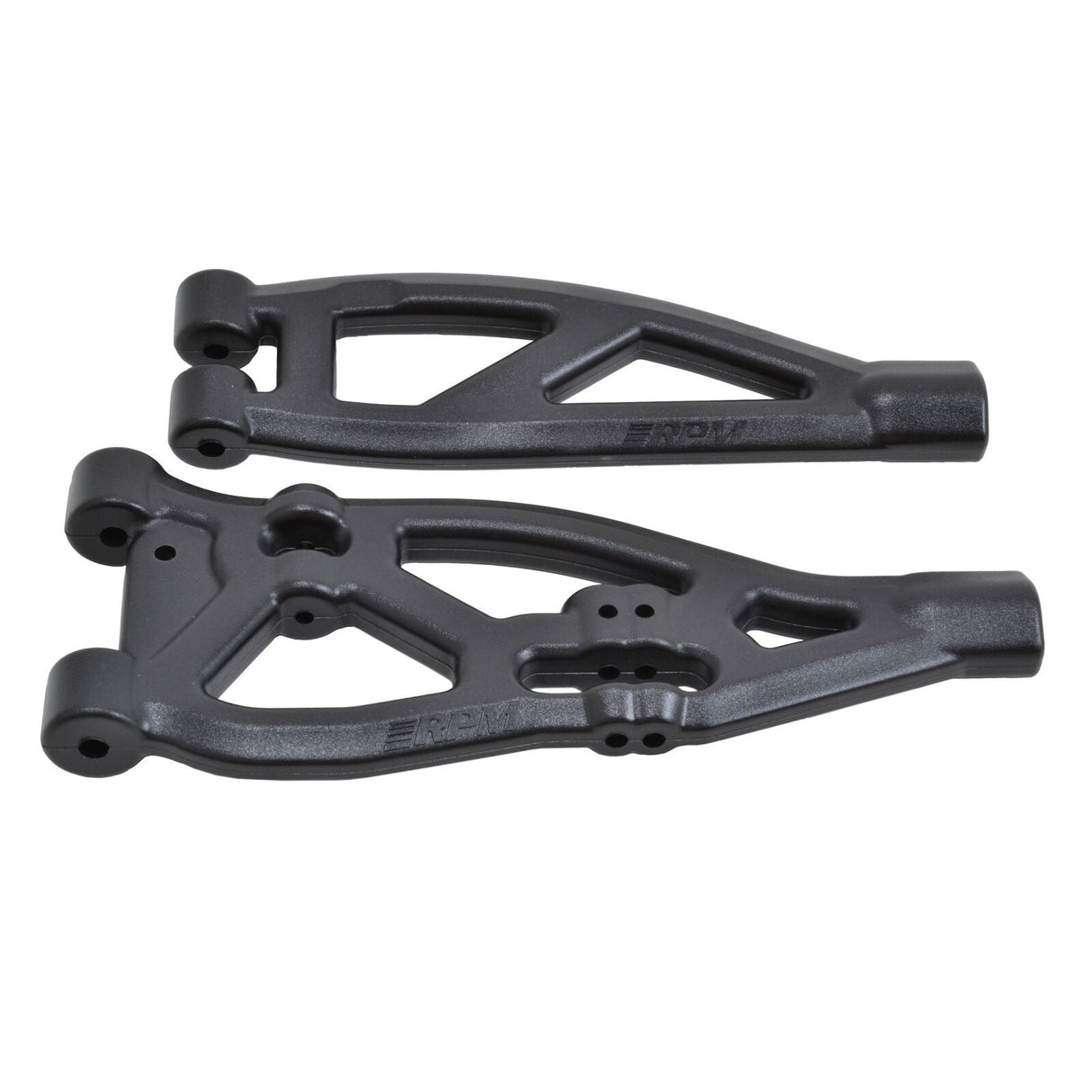 Front Upper and Lower A-Arm: ARRMA V4 & Older 6S BLX Trucks Black - RPM81482