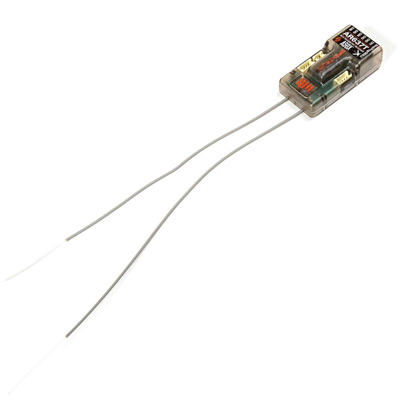 AR637T DSMX 6-Channel AS3X & SAFE Telemetry Receiver