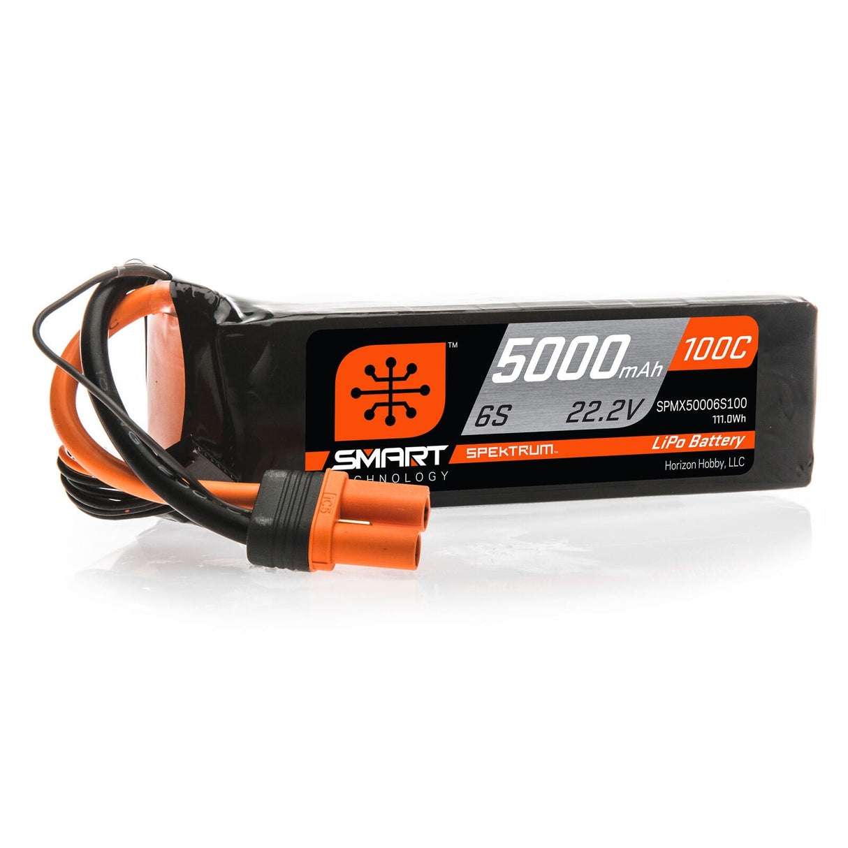 22.2V 5000mAh 6S 100C Smart LiPo Battery: IC5 - SPMX50006S100