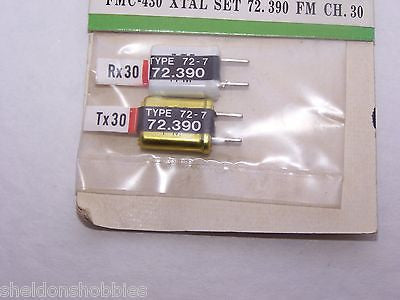 FUTABA CRYSTAL SET (FM 72.390) TX/RX CHANNEL 30 #FMC-430