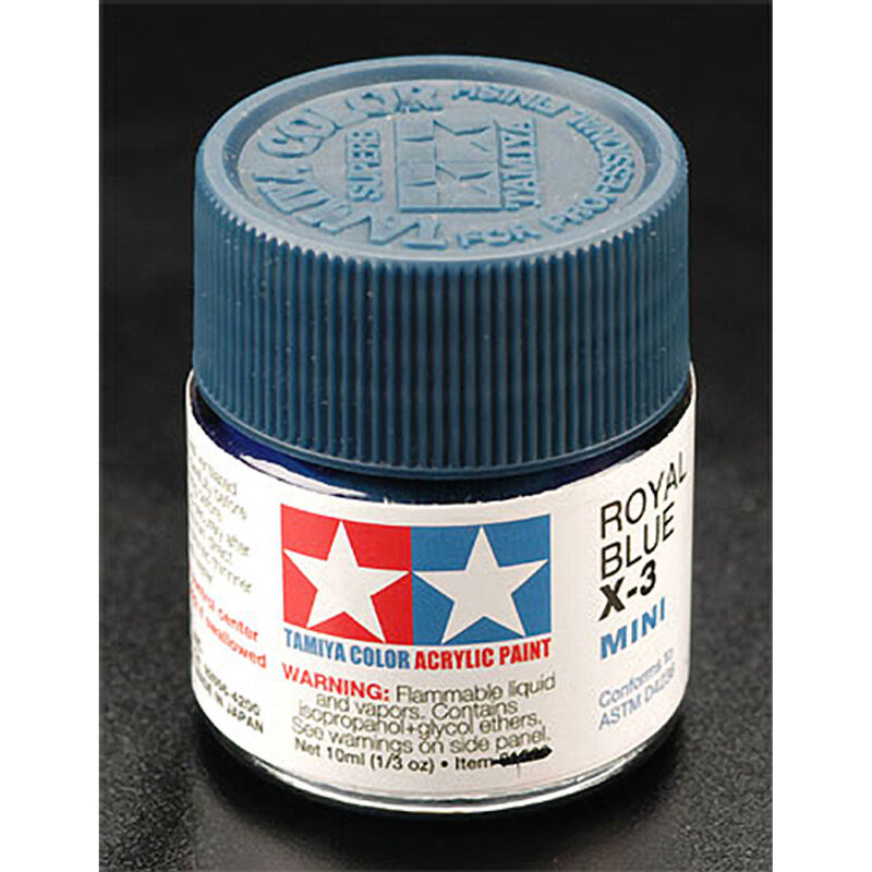 Acrylic Mini X3, Royal Blue