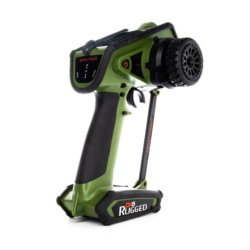 DX5 Rugged 5-Channel DSMR Transmitter Only, Green - SPMR5200G