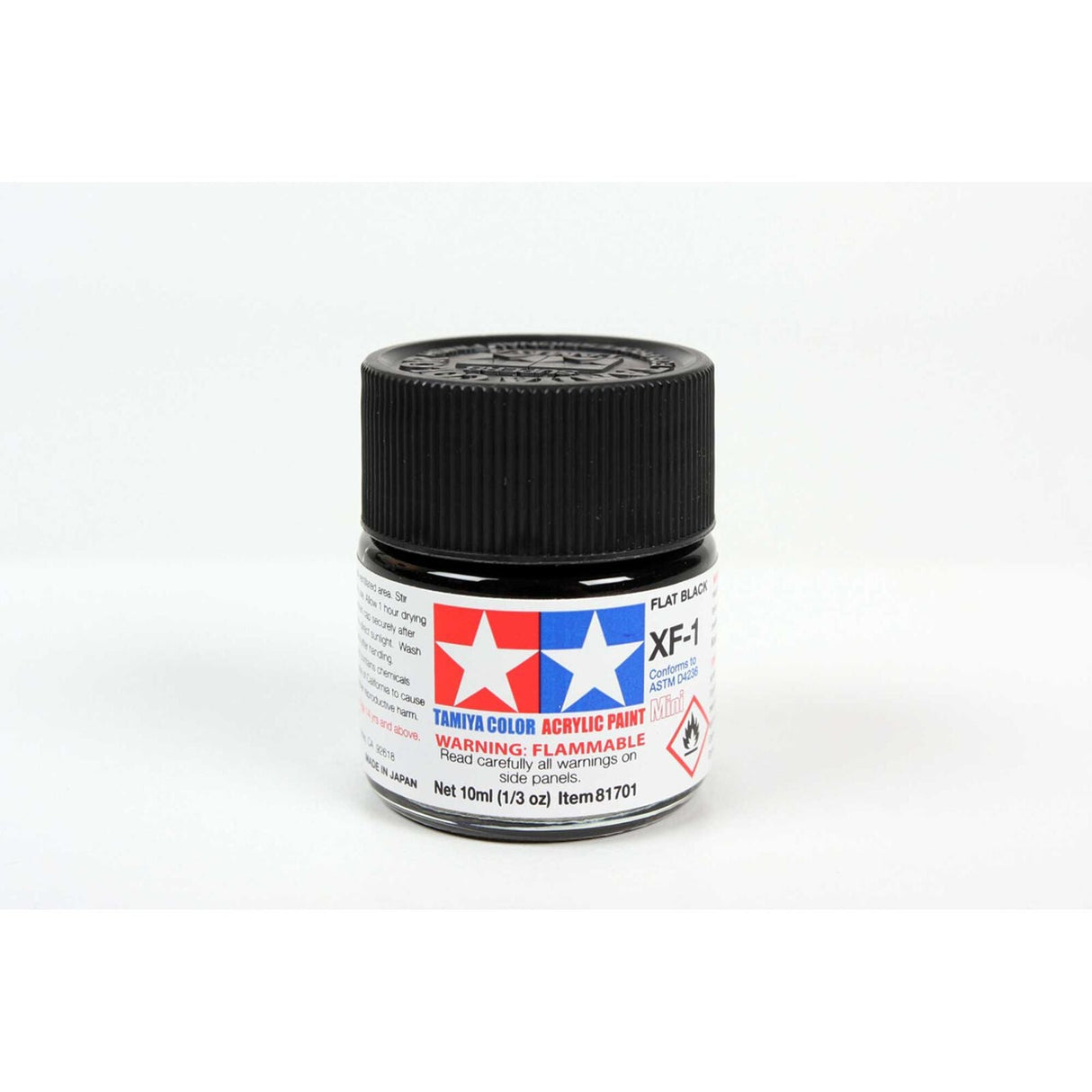Acrylic Mini XF1 Flat Black - TAM81701