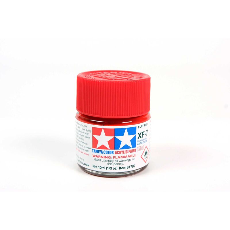 Acrylic Mini XF7, Flat Red