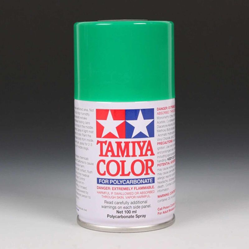 Polycarbonate PS-25 Bright Green Spray 100ml - TAM86025
