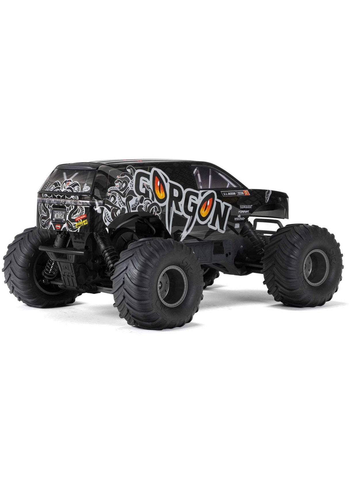 Arrma GORGON 4X2 MEGA 550 Brushed 1/10 Monster Truck Ready-To-Assemble Kit w/SLT2 2.4GHz Radio, Battery & Charger - ARA3230SKT1