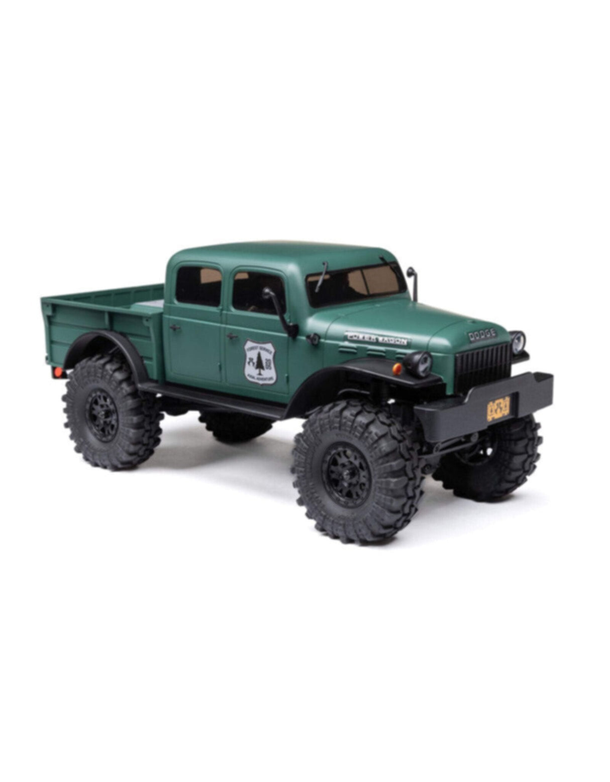 SCX24 40's 4 Door Dodge Power Wagon, Green: 1/24 4WD-RTR - AXI00007T2