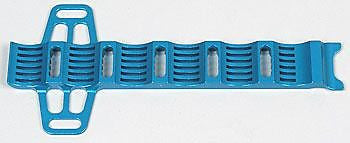 Trinity Blue Aluminum Heatsink Battery Strap RC10 B4 #TRI33005