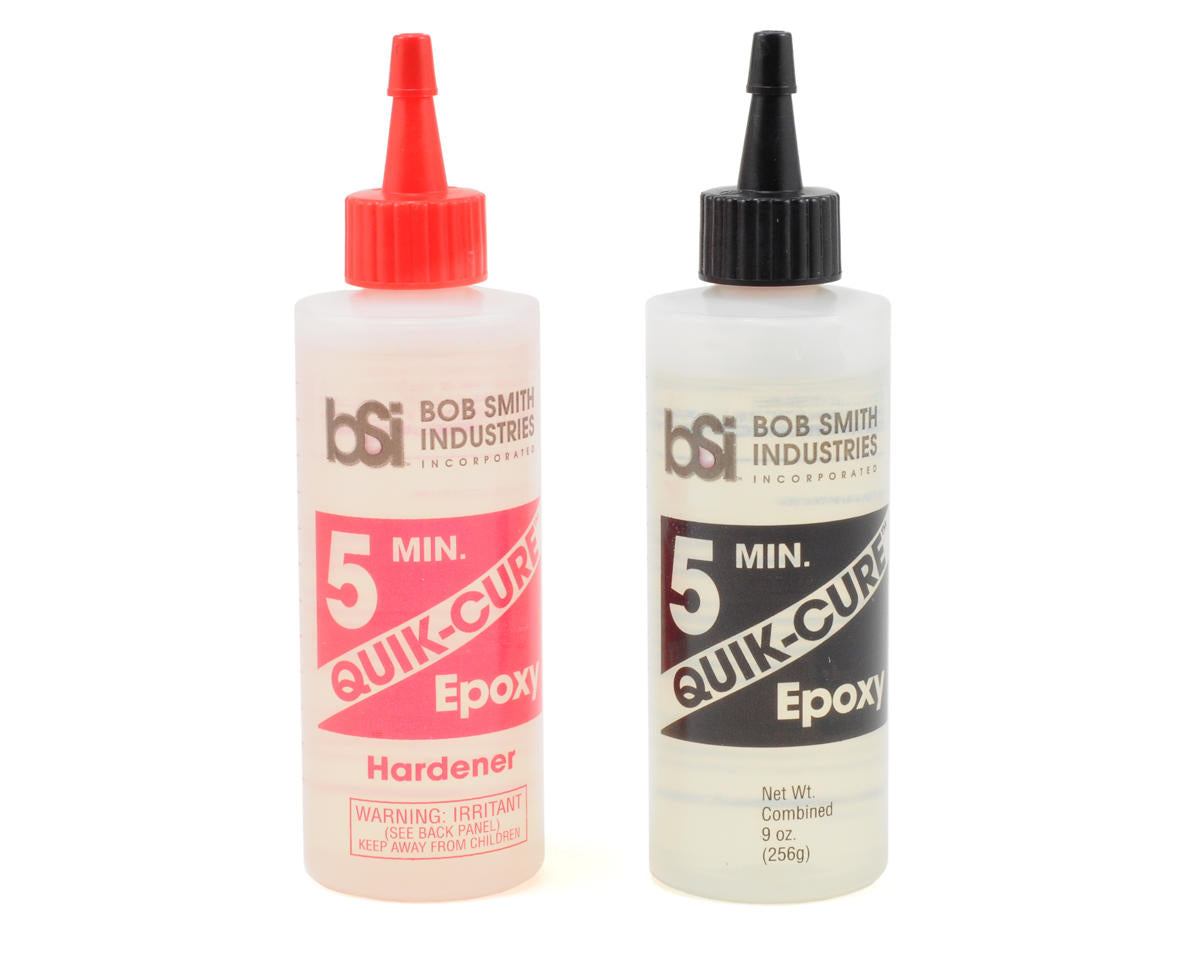 Bob Smith - Industries Quik-Cure 5-Minute Epoxy 9oz