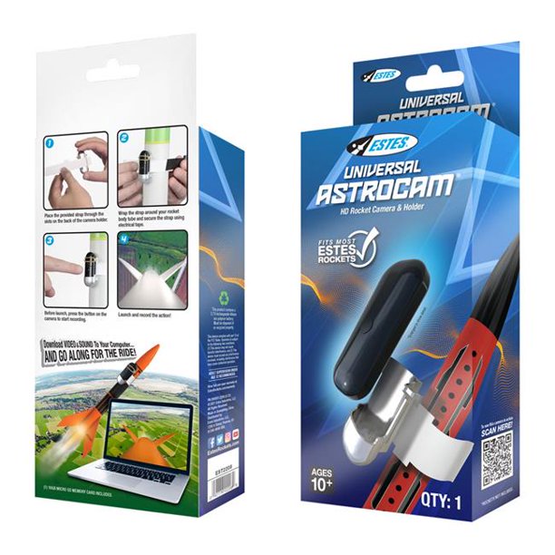 Estes Rockets Universal AstroCam HD Rocket Camera & Holder - EST2208