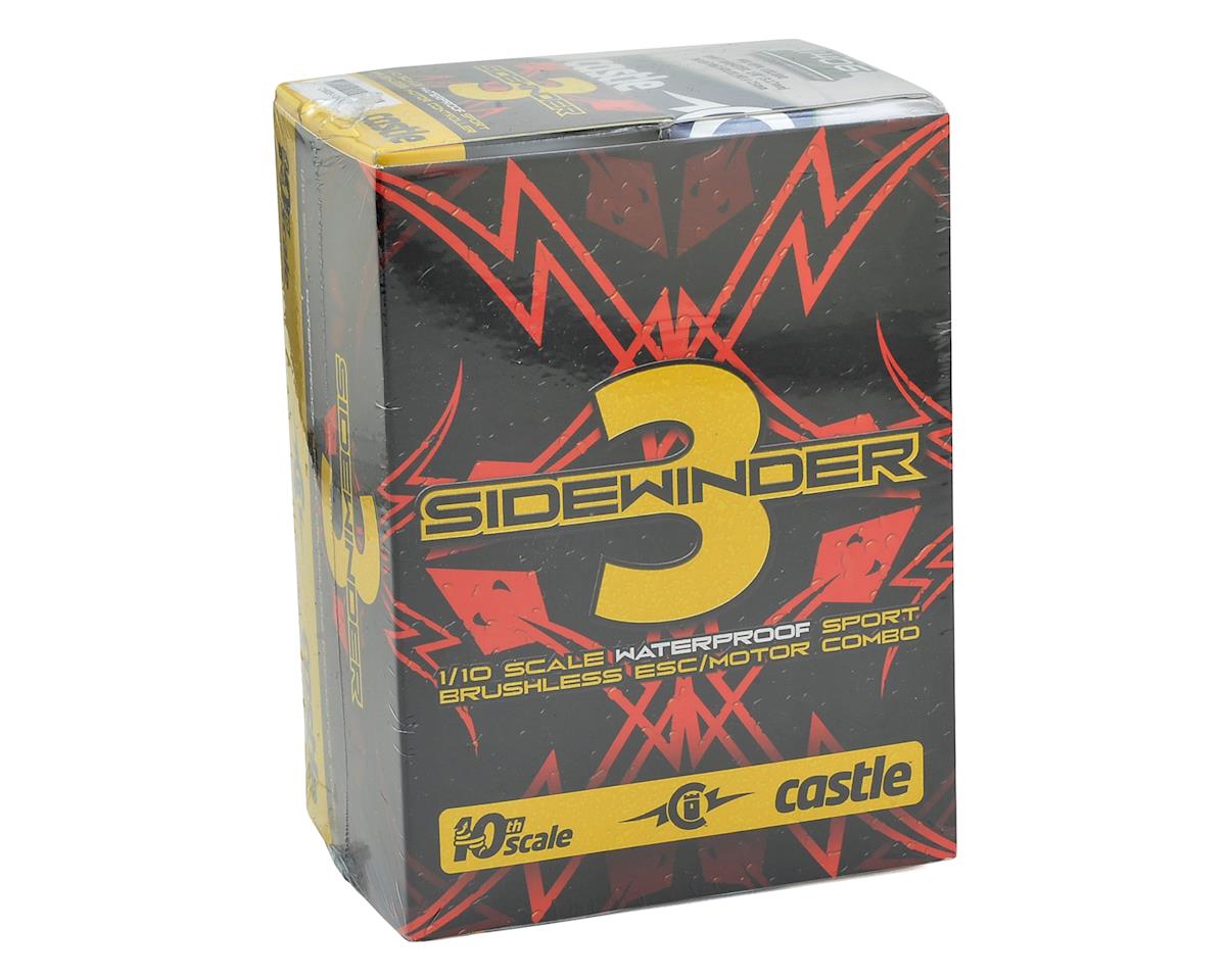 Castle Creations - Sidewinder SV3 Waterproof 1/10 ESC/Motor Combo (4600kV) w/Neu-Castle 1406